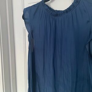 Banana Republic sleeveless sapphire Navy Blouse